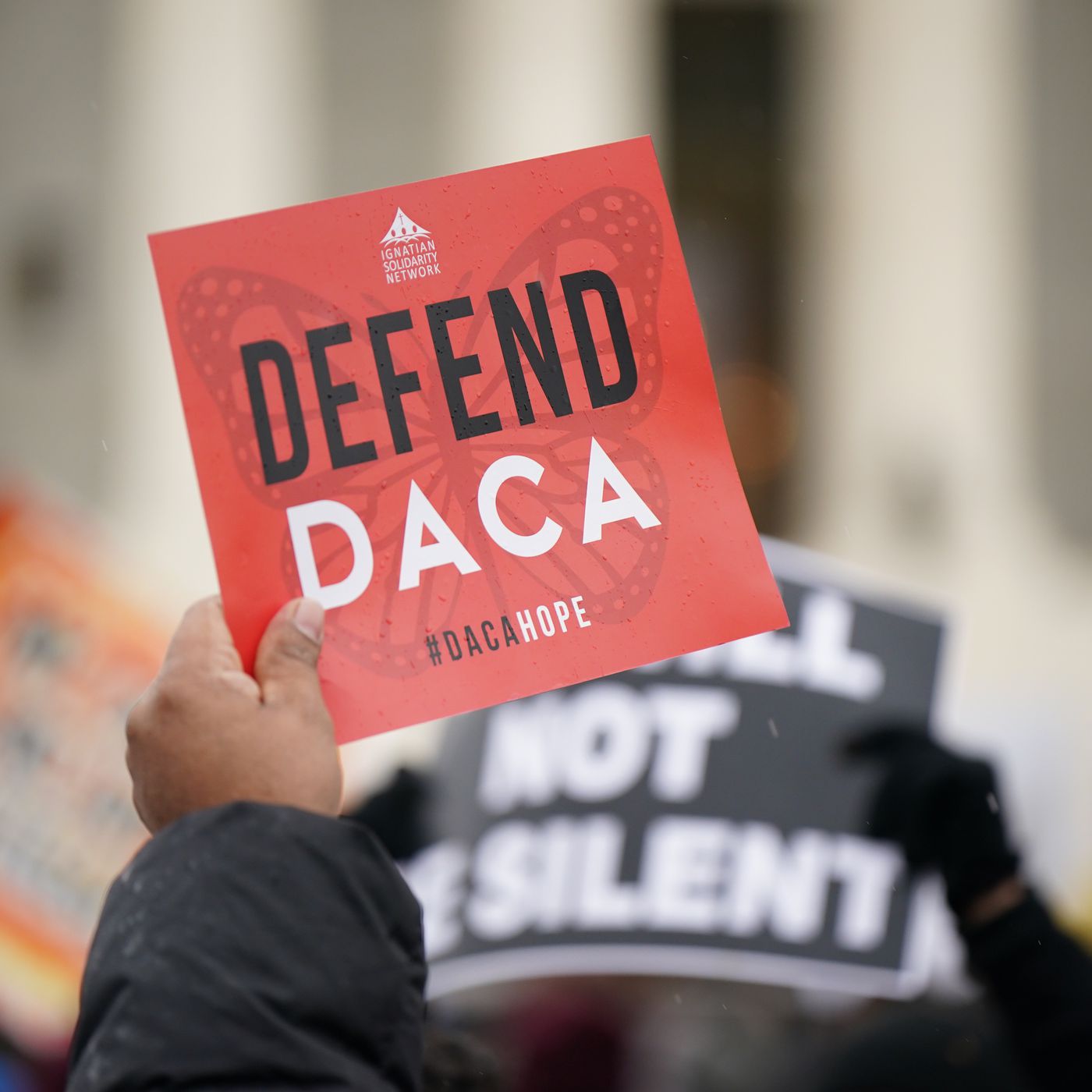 picture of pro daca sign